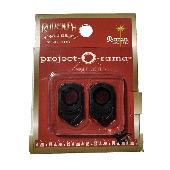 Other - Peanuts Project-O-Rama Night Light, 2 Slides‎ - RUDOLPH the Red-Nose Reindeer